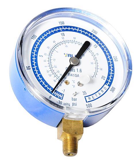 Niederdruckmanometer - trocken VALUE R410A, Anschluss: 1/8" NPT, d=80 mm