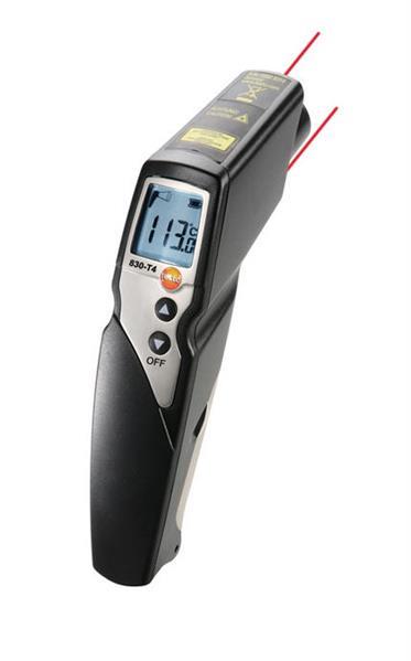testo 830-T4, Infrarot-Thermometer, 2-Punkt-Laser-Messfleckmarkierung