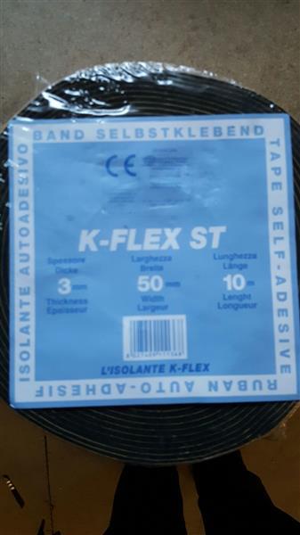 Gummi selbstklebendes Isolierband, Tape, K-FLEX ST 3 x 50 mm, L = 10 m