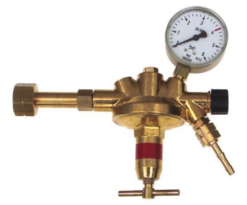 PERKEO Propan Flaschendruckminderer, Arbeitsdruck 4 bar