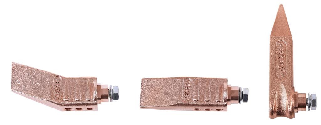 PERKEO LOCKDOWN24 Kupferstückeinsatz, Hammerform gekröpft, 500g