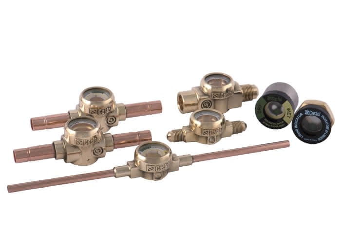 Schauglas Castel 3840/M12, 12 mm ODS-Lot, Kältemittel: A1, A2L, A3