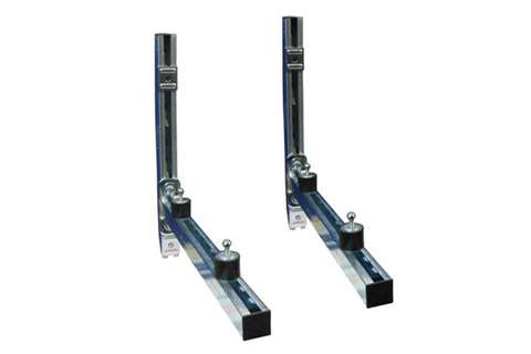 Alixo KIT Wandkonsolen verzinkt 38X40X600MM - inkl.usive Vibrationsdämpfer M8