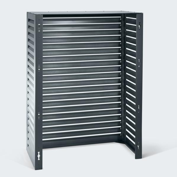 Evolar Klima- & Wärmepumpengehäuse Dunkles Anthrazit Aluminium Tower, 1600x1200x650 MM