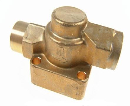 Thermostatisches Expansionsventil Unterteil Honeywell TMX - gerade, Anschluss 1/2+5/8x5/8+7/8  ODF
