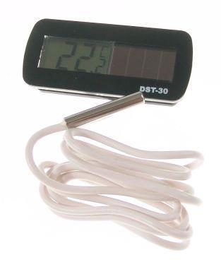 Sonnen-Digitalthermometer, -20 / +80°C, Auflösung 0,1°C, Fühler 1 m