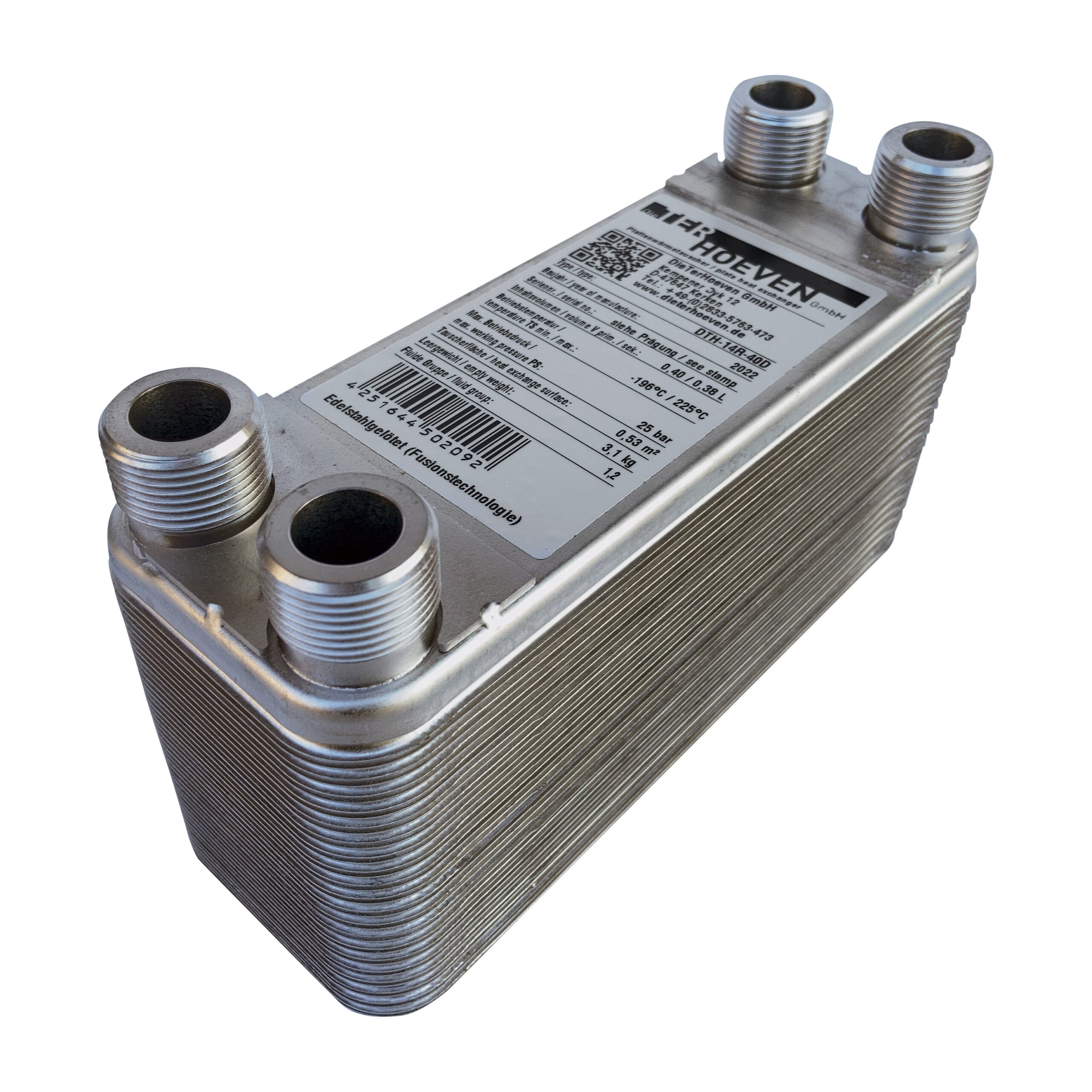 Plattenwärmetauscher DTH-14R-40D