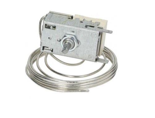 THERMOSTAT RANCO K55-L5080, 2 Kontakte 6A 250V Kapillarrohr 1600 mm kalt -3°C, warm +10°C halbmondförmige Achse ø 6x4,6 mm