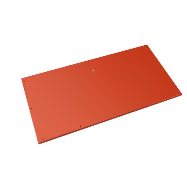Evolar Bodenplatte Alu Ziegelrot XL, 750x1700 MM