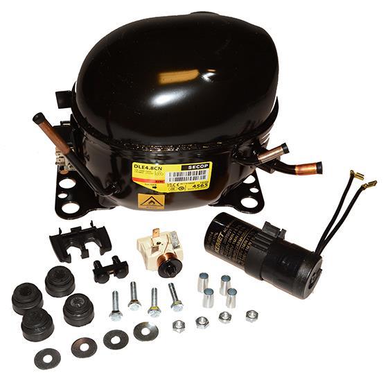 SECOP / Danfoss Verdichter DLE4.8CN, LBP/MBP - R290, 220-240V/1/50Hz, 102H4565 - Nachfolger verfügbar: KLF4.8CND