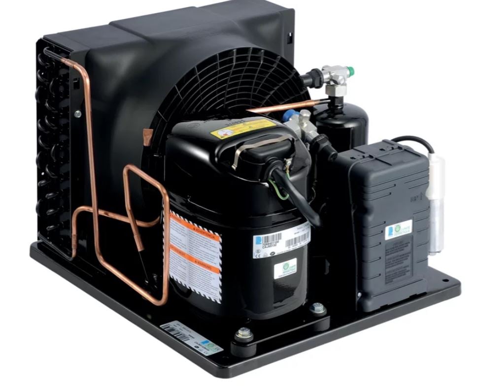 Tecumseh Verflüssigungssatz vollhermetisch AJ CAJ2464ZBR-FZ 230V Gerät AC Ventilator