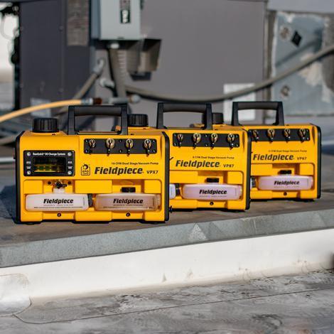 Vakuumpumpe mit RunQuick™- Ölwechselsystem 10CFM 280 l/min VPX7EU FIELDPIECE A2L Zulassung