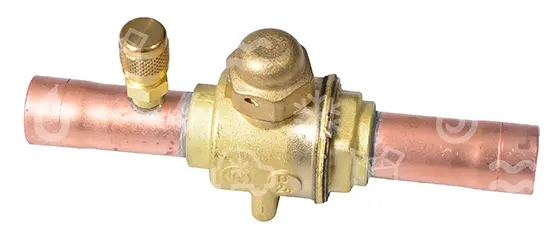 Kugelhahn Castel 6570E/7A, CO2, 7/8" ODS Lot, mit Anschlussstück