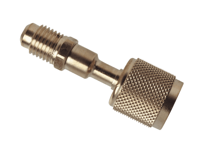 Refco 4687095 Übergangsstück QC-S410A/2 1/4" SAE x 5/16" SAE mit Ventildrücker 2 Stück