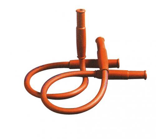 PERKEO Propan Bunsenbrenner-Schlauch (DIN30665), ND - 0,1 bar, L=1m