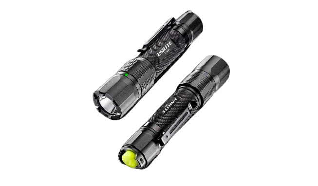 Aspen Unilite Dual-Power Aluminium-Taschenlampe 1400 Lumen, 6500K, F-1400