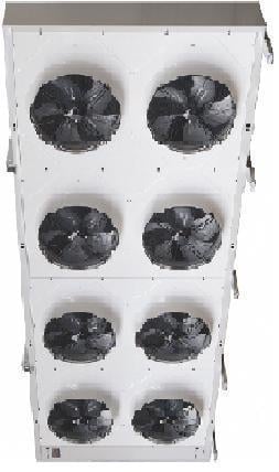 Kondensator LU-VE 46/5, 51 kW, 1853x1150x1125 mm, Lüfter 6x350 mm