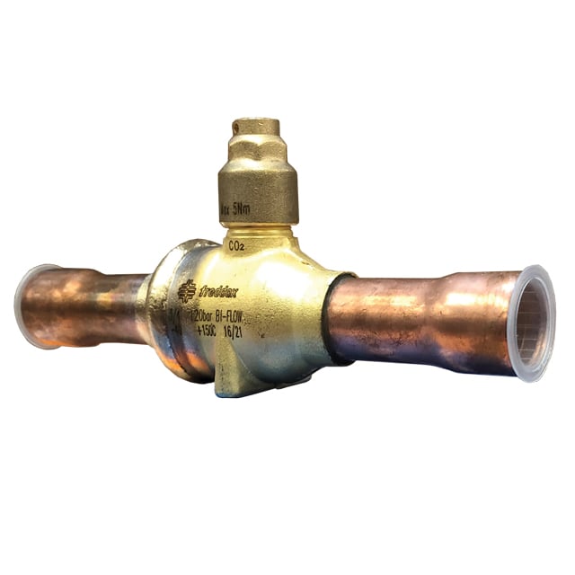 Totaline Kugelventil BV6 CO2 ohne Schrader, 3/4", Lötanschluss, 120 bar