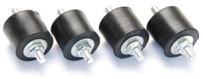 CastelEn Gummipuffer Set BVDCY 4 Stück, 30x30mm