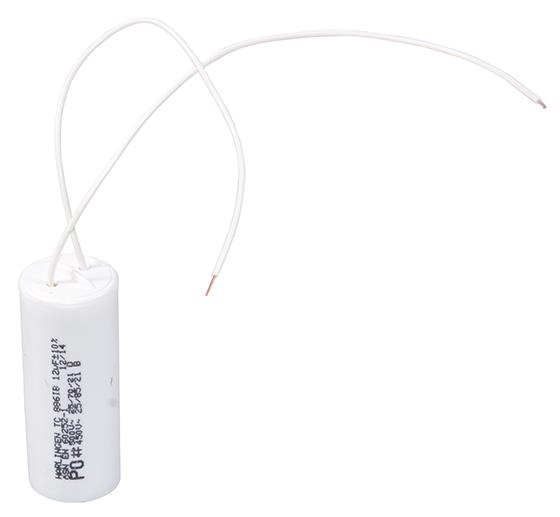 Kondensator, Elektrolytkondensator, Polyester, Kabelklemme, Kapazität