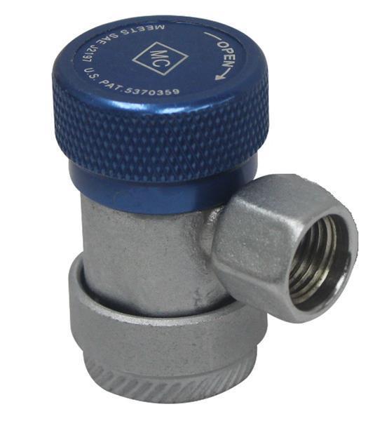 Serviceadapter Schnellkupplung Niederdruckseite R134a manuell 3/8" FL-M x 13mm