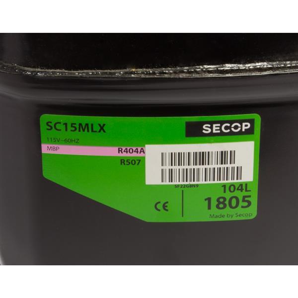 Verdichter SECOP / Danfoss SC15MLX, MBP - R404a/R507, 220-240V