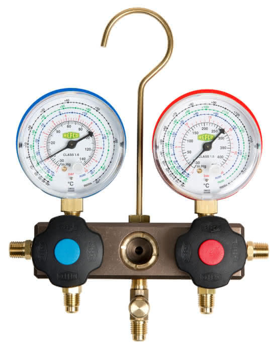Refco 4688984 2-Weg Monteurhilfe BM2-8DS-HEATPUMP für R32, R290 & R410A