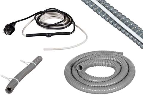 Kondensablaufset - 8M - Schlauch Ø19/31MM + Heizkabel, 3060-HEATKIT-8