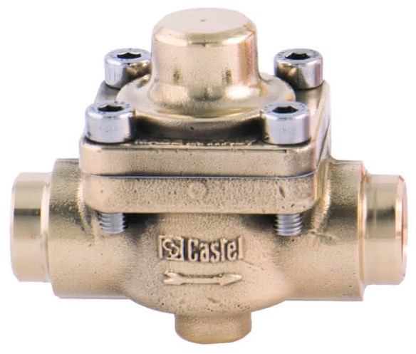 Rückschlagventil Castel  3122/M28, 28mm, Löt 45 bar