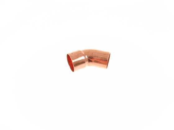 Kupferbogen 45° a/i 22 mm, 5040