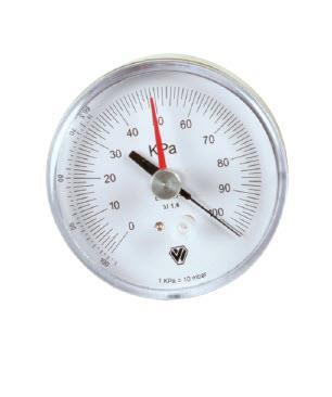 Manometer, Druckmesser, Kraftmesser, Gaugedruck, kPa-Anzeige