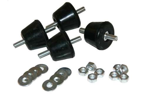 Alixo konischer Vibrationsdämpfer M8 - 45X30MM - 4 Stück/Packung