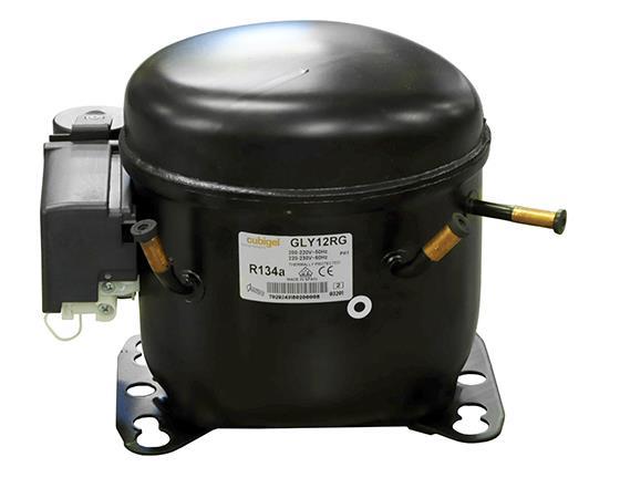 Verdichter ACC Cubigel / Huayi GLY12RGa, HMBP - R134a (R1234y), 200 - 230V, 50/60Hz
