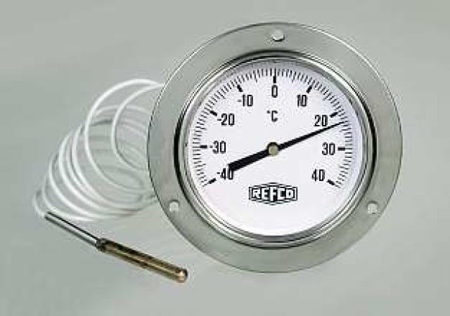Refco F-84-60-FA-3,0 9881029 Thermometer 60mm mit Kapillarrohr 3,0m