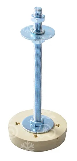 Vibrationsdämpfer Silenblocks - Satz, d = 85 mm x H = 20 mm, M12 mm, Thermoplast, SOLECO JD8612