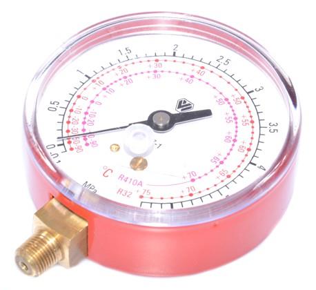 Hochdruckmanometer - trocken WIGAM, 60 mm, R410A, R32, 1/8" NPT