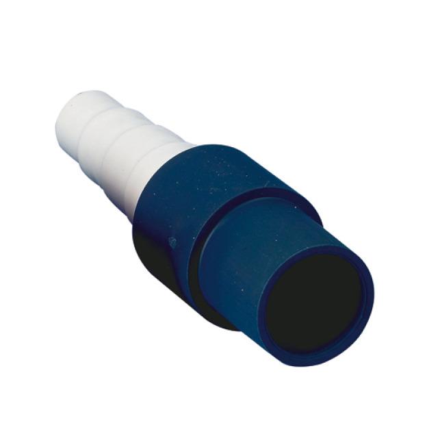 Installationsverbindung - blau 20 mm < 14-16-18-20 mm, Schlauchverbinder, Kondensatschlauchverbinder
