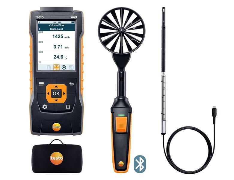testo 440 Strömungs-KombiSet 1 mit Bluetooth, 0563 4406