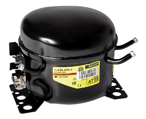 Verdichter SECOP / Danfoss TLES 6.5KK.3, LBP - R600a, 220-240 V, 50 Hz - wird ersetzt durch HTK70AA)