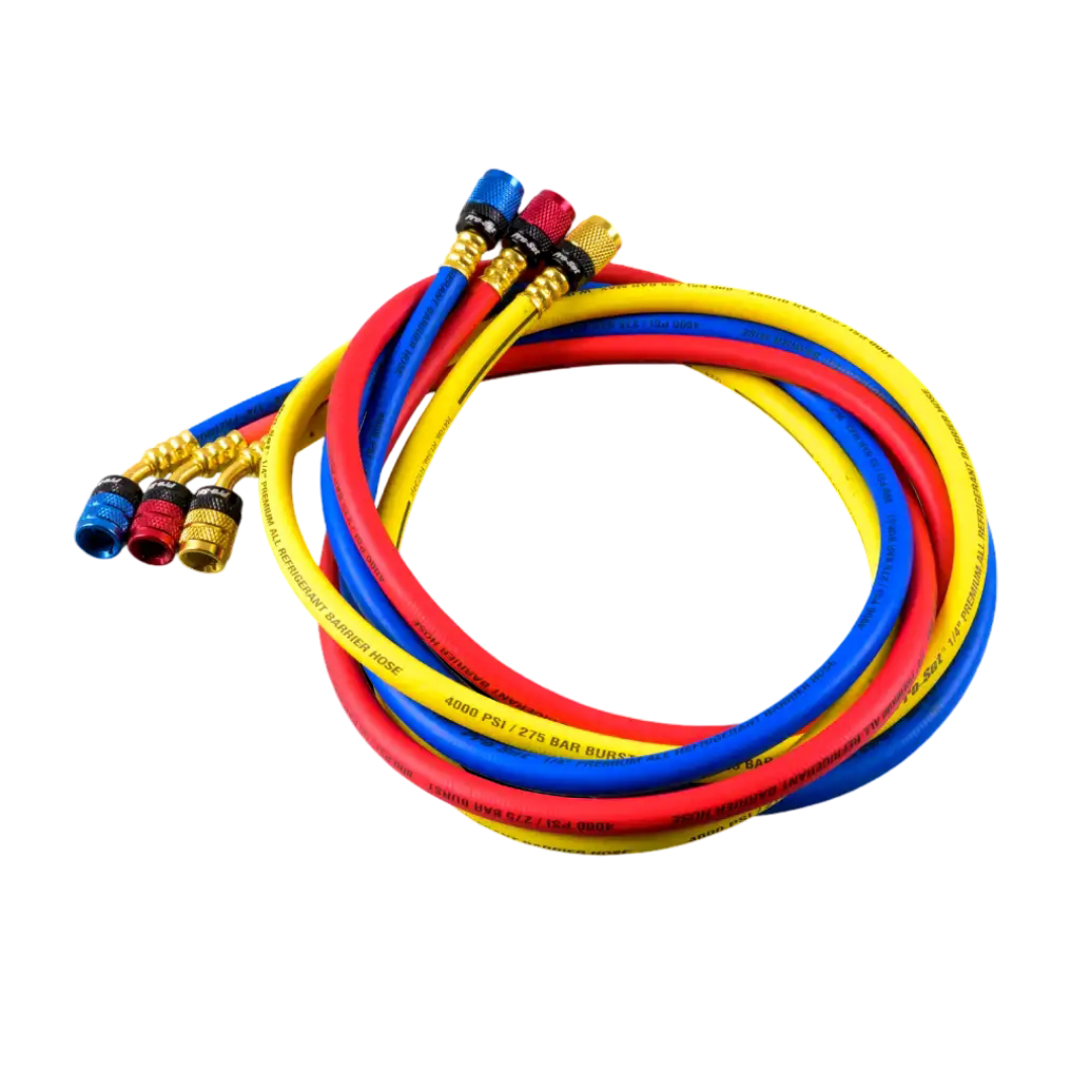 CPS Smart Seal HPSS5 Kältemittel-Füllschläuche SAE 1/4" gerade