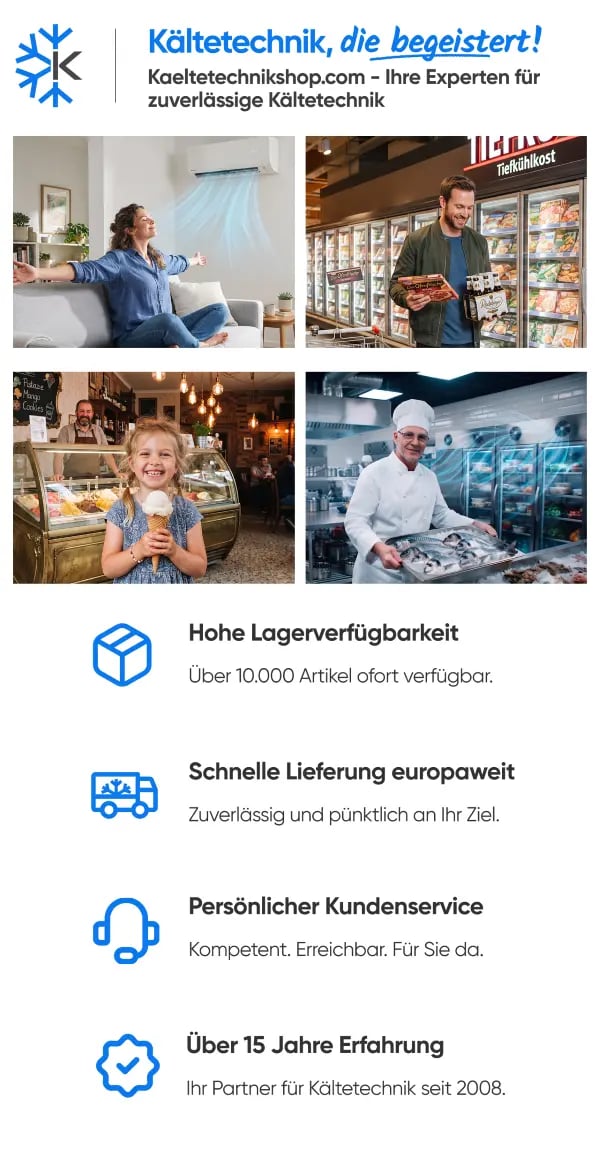 Kühltechnik, Kältegerät, Lagerbestand, Schnelle Lieferung, Kundendienst