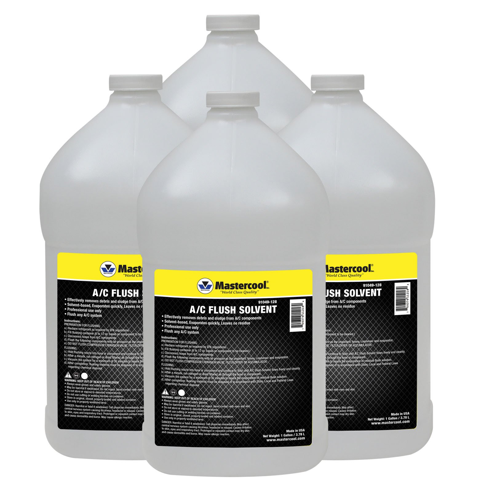 Lösungsmittel zum Spülen der Klimaanlage Mastercool 91049-128-4, 15.14 L (4 St. x 1 Gallone)