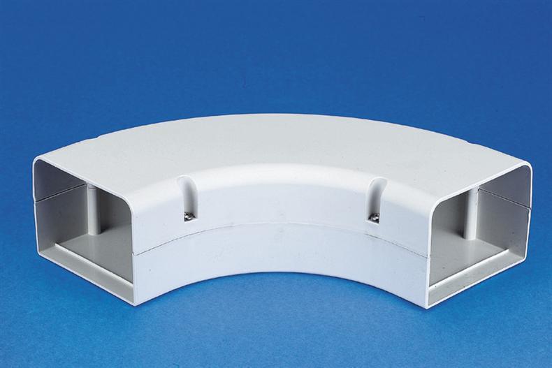 Airco-Duct Langer Bogen 90° - 150 mm - RAL9002