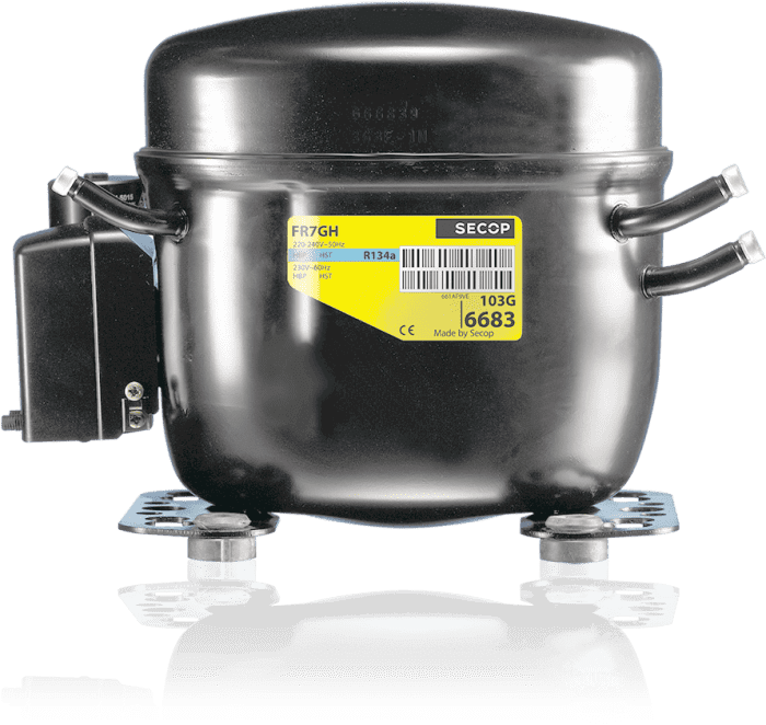 Verdichter SECOP / Danfoss FR 11G/FR 11GX, LBP/HBP - R134a, 220-240V, 50Hz