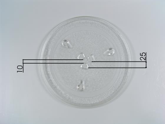 Glasteller für Mikrowellen - Model K - Ø 270 mm
