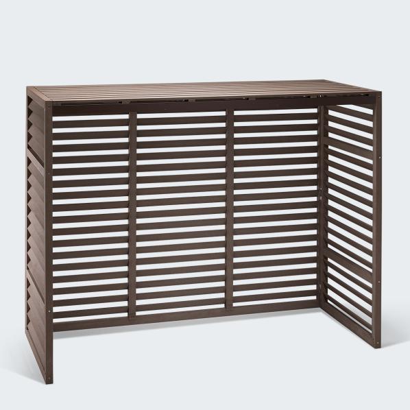 Evolar Klima- & Wärmepumpengehäuse Walnut Grey WPC XL, 1300x1700x750 MM