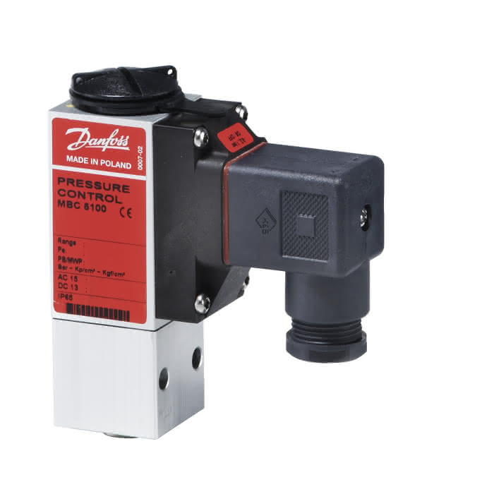 Druckschalter Danfoss MBC 5100, Regelbereich [bar] Fr: 16.00 - 160.00