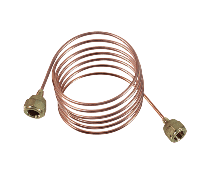 Refco 9881117 Anschluss-Kapillare mit 2 Muttern, 500 mm