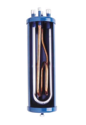 Flüssigkeitsabscheider mit Wärmetauscher Carly LCYE 26 S Lötanschluss 3/4"
