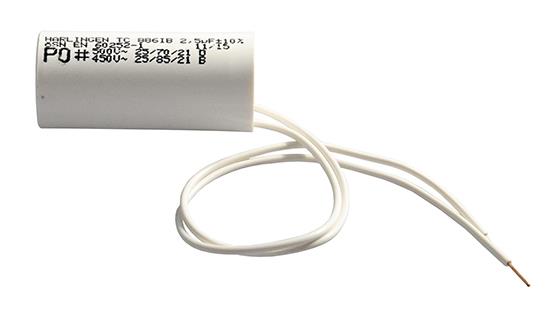 Kondensator SC 1180, 2,5 uF, isolierter Draht - ohne Schraube
